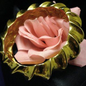 Vintage 1980's St. John Bracelet Gold Tone Bangle